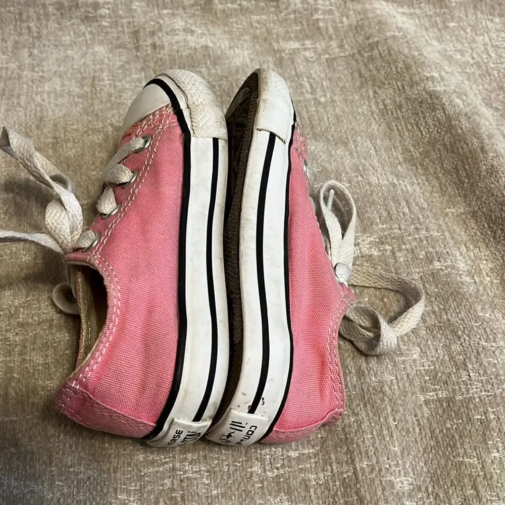 Converse Pink and White Classic Sneakers